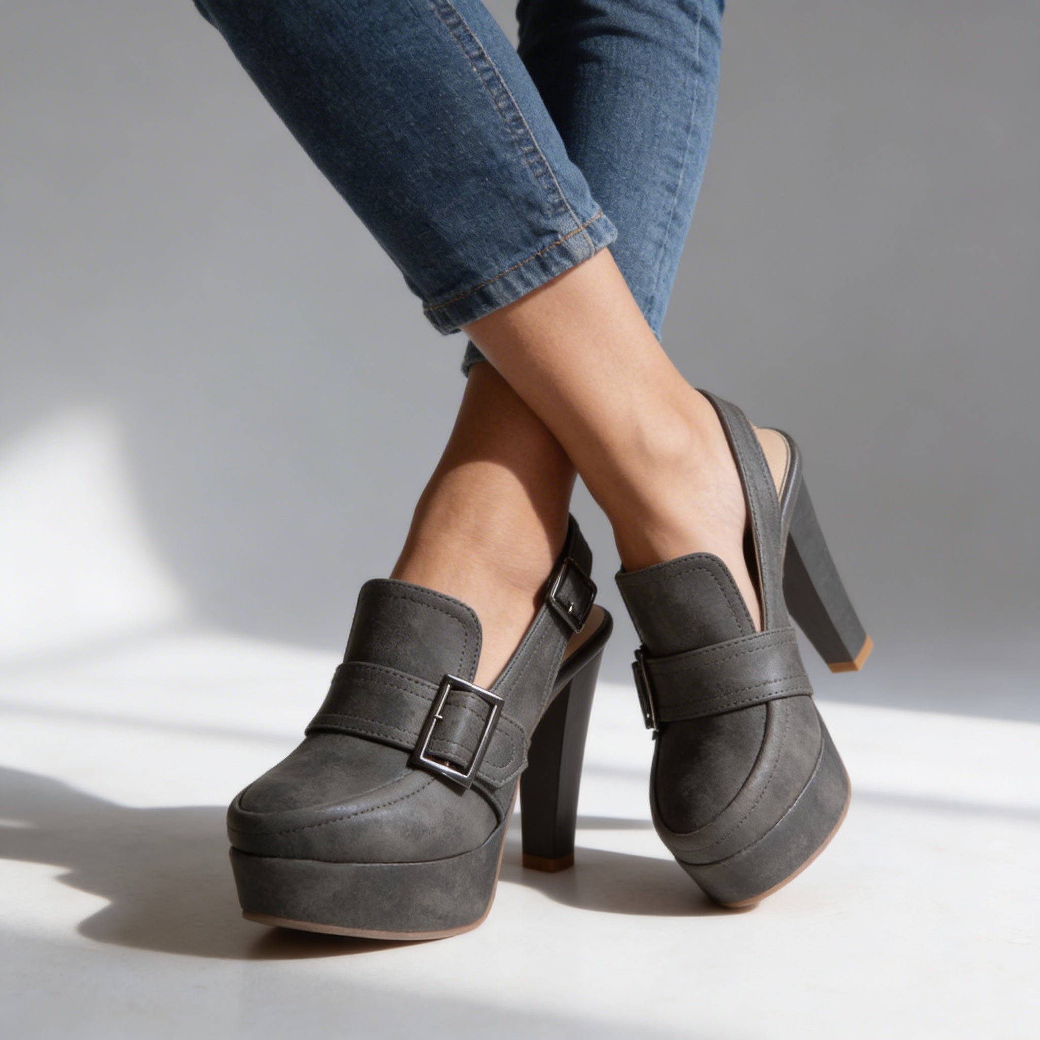 Victoria Slingback Heels