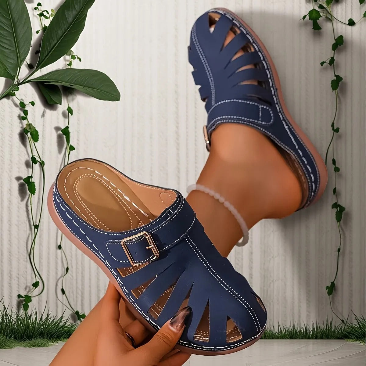 Elisea™ | Stijlvolle en orthopedische sandalen met gesloten teen en holle zool