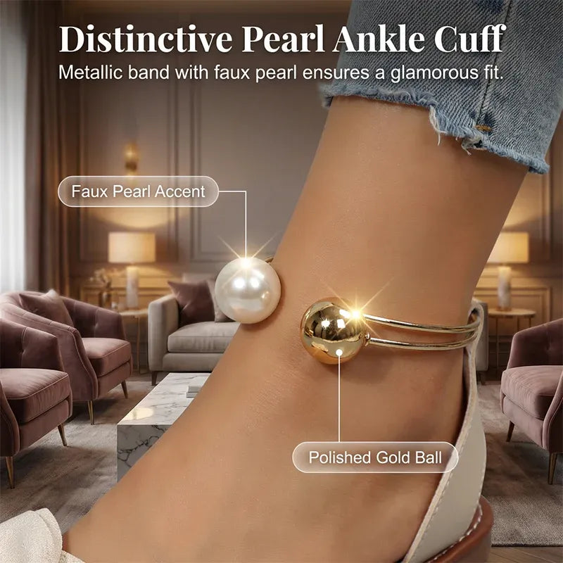Pearl - Bow Accent Slingback Flat Sandals