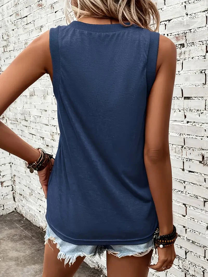 Lenora™ | Casual T-shirt met sweetheart halslijn