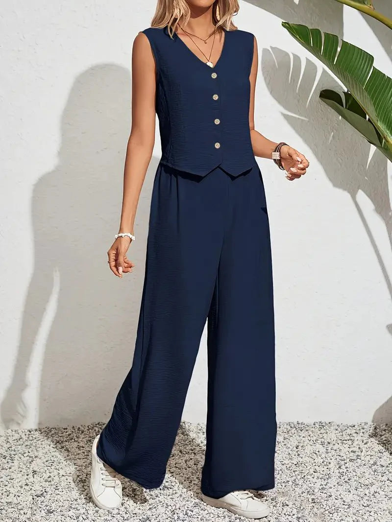 Lisa™ | Casual zomerset met sweetheart halslijn