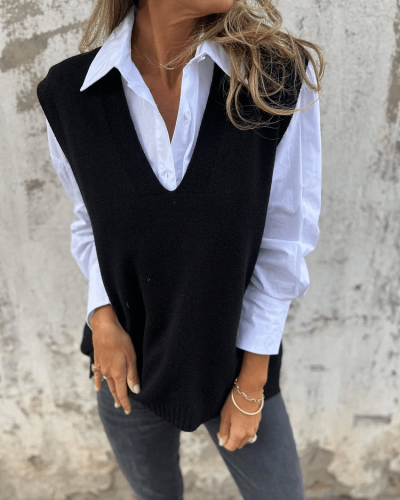 Nola | Chique Gebreid Dames Vest