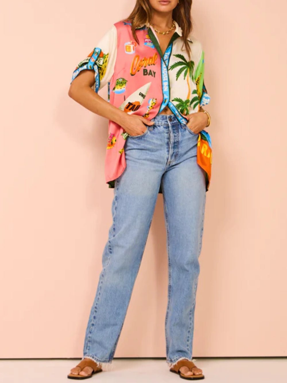 Florence | Elegante Dames Kledingset met Zomerse Print
