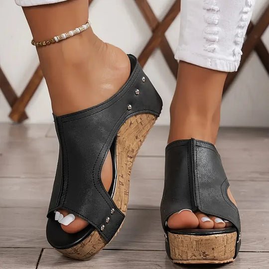Senna | Elegante en Comfortabele Sandalen met Dikke Hak