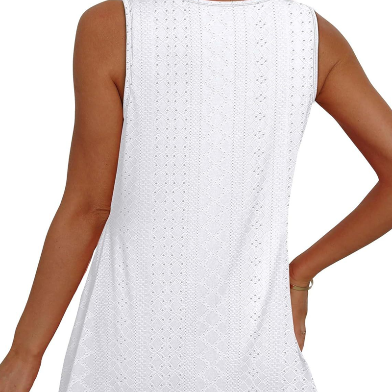 Anna | Casual mouwloze top voor dames met V-hals, volant en bloemenprint