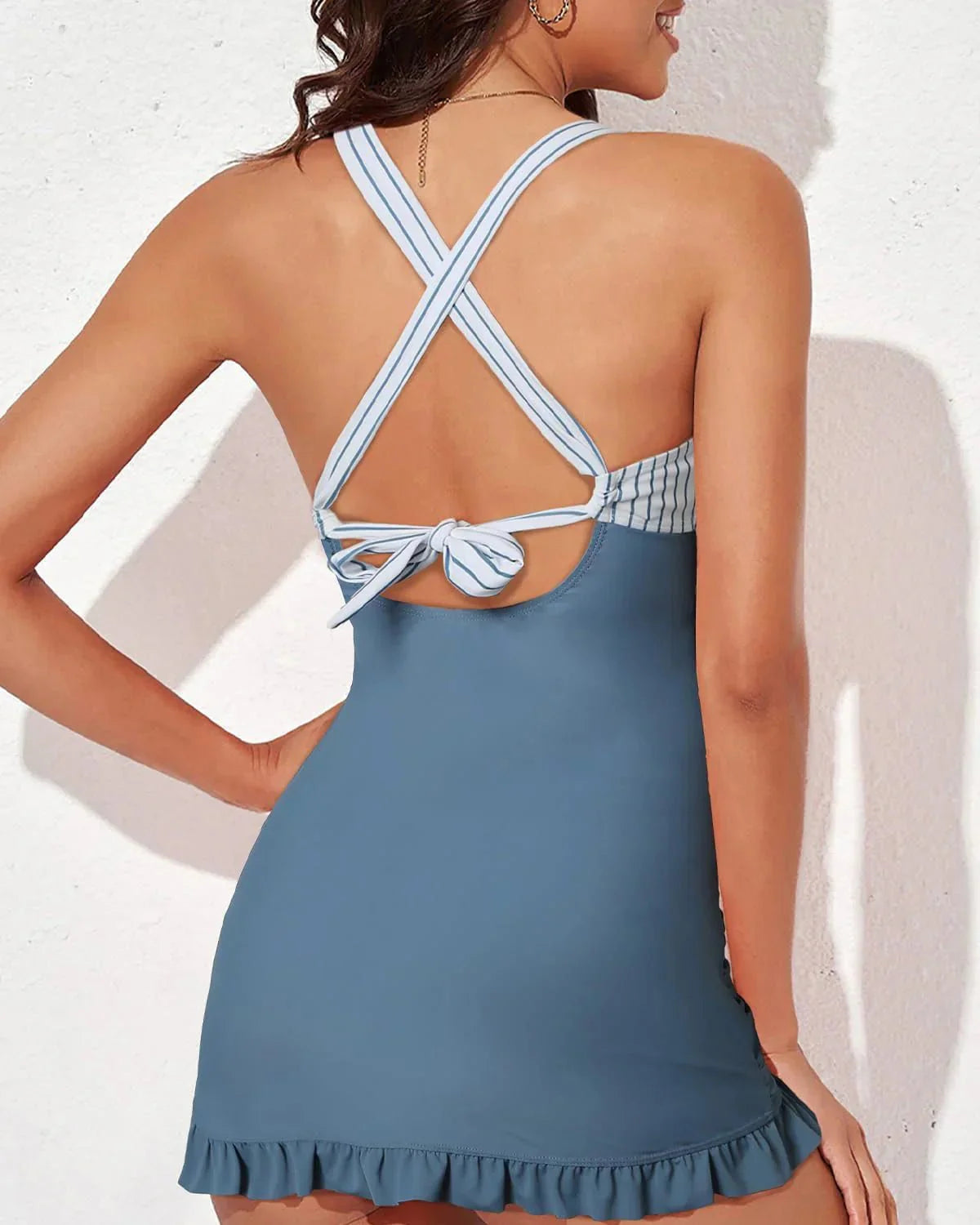 Swimdress – Corrigerend Badpak met Ruches