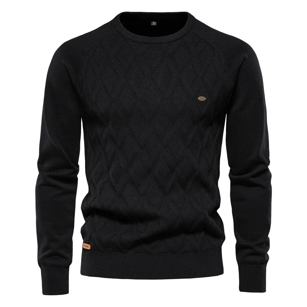 Daniel | Heren Trui Met Ruitdesign