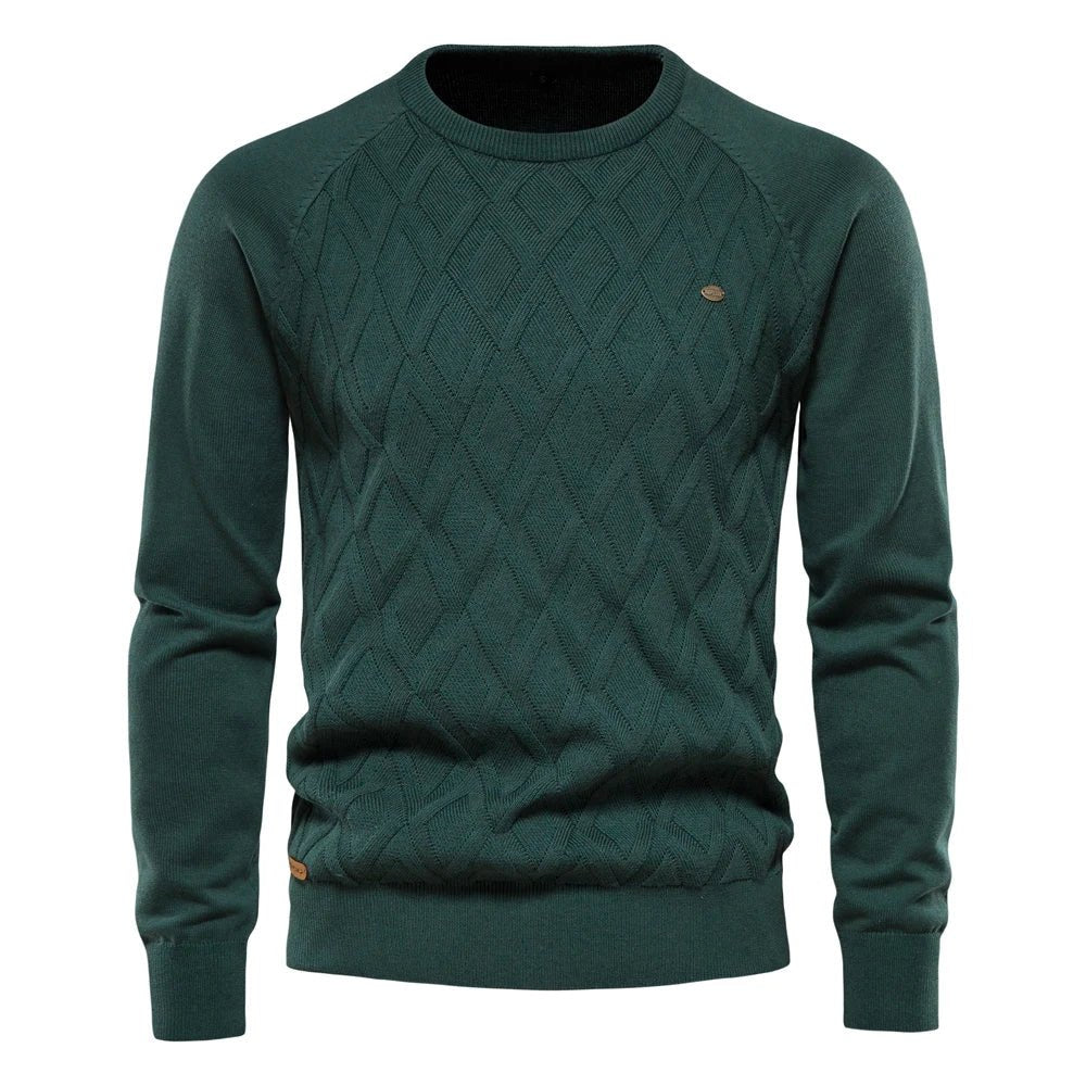 Daniel | Heren Trui Met Ruitdesign