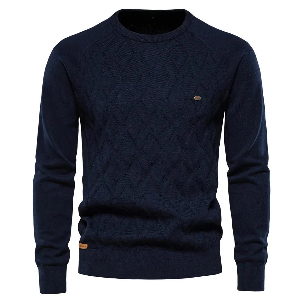 Daniel | Heren Trui Met Ruitdesign