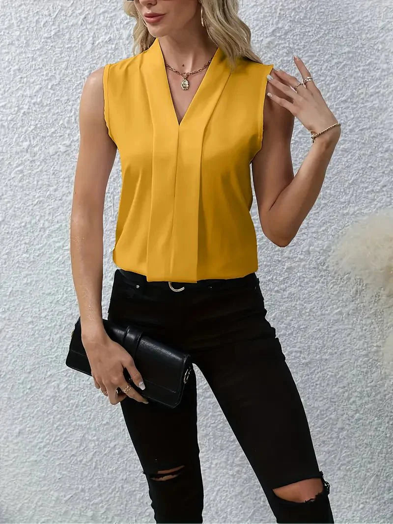 Violette | Casual Top met V-Hals