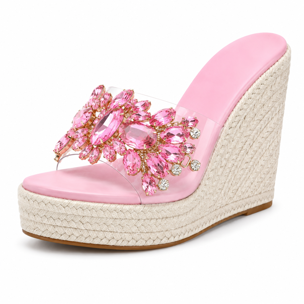 Isabella | Crystal-sneakers met sleehak